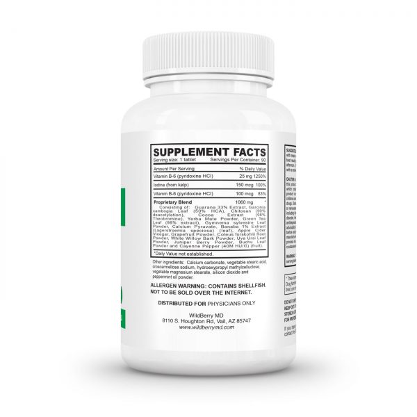 Supplements info BOTTLE