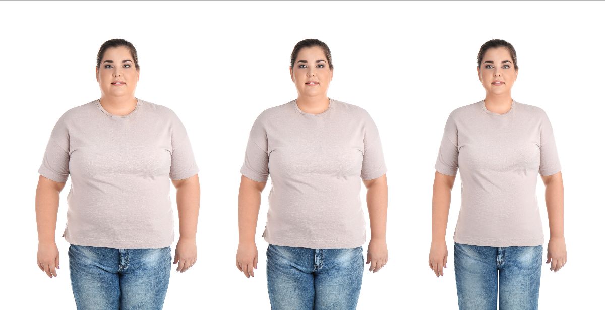 A women showing weight loss gained with Metagenics